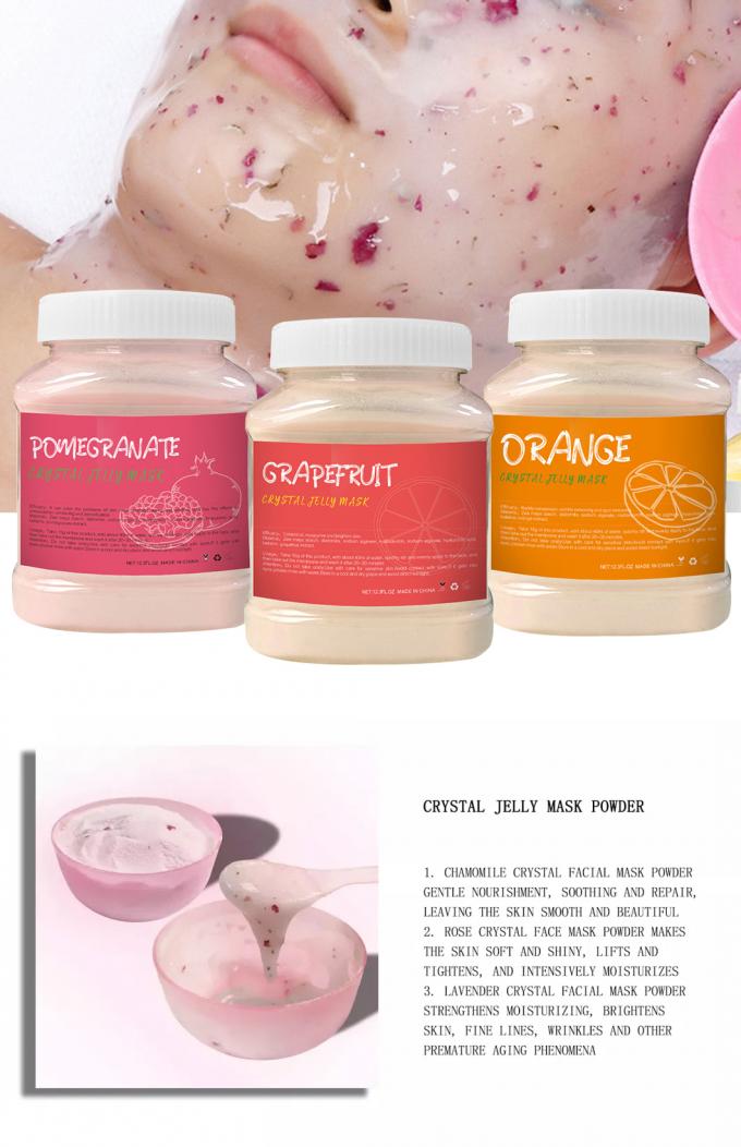 650 g Volume Organic Fruit Mask Powder voor gezichtsverzorging DIY Crystal Jelly Mask Product 4