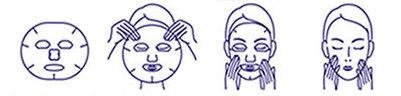Collageen Overnight Wrinkle Free Face Sheet 40g Jumbo Size 1000boxen Hoge beschikbaarheid 1
