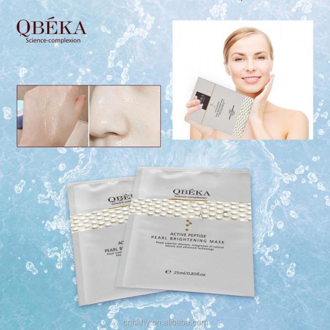 QBEKA Actieve Peptide Pearl Whitening Brightening Mask 5 stuks/doos voor alle huidtypes 4