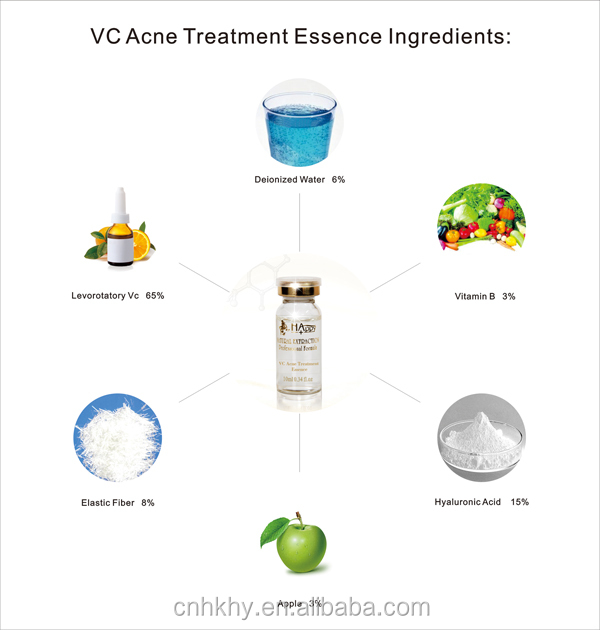 Verwijder acne littekens met QBEKA Happy Cosmetics Levorotatory VC Original Liquid Bio Serum 3