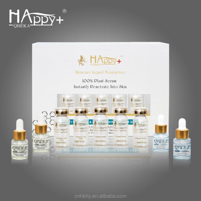 QBEKA Meest populaire anti-rimpel verhelderende serum set huid revitalisator met collageen 1