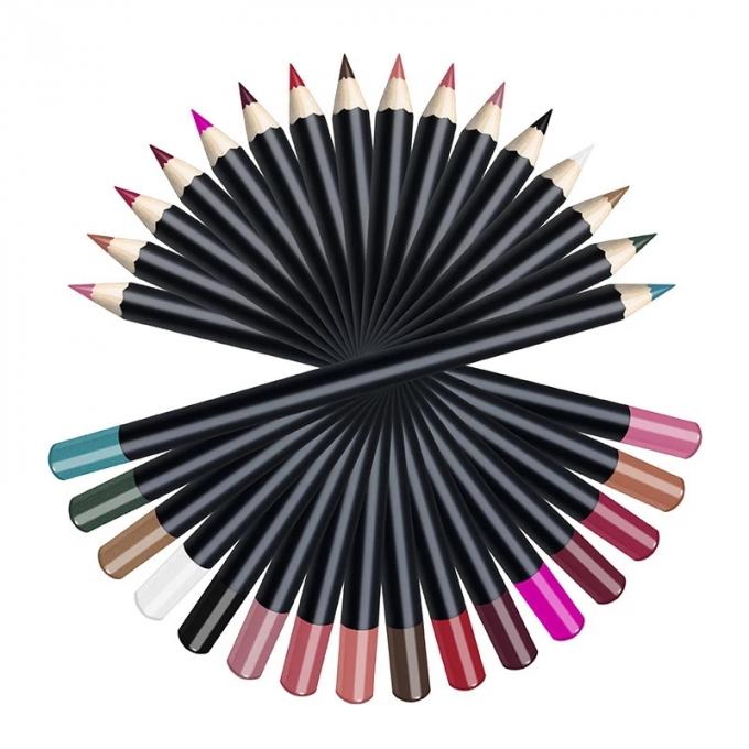 Chemische multifunctioneel oogletsel Lipliner en wenkbrauwenpotlood met verschillende kleuren 0