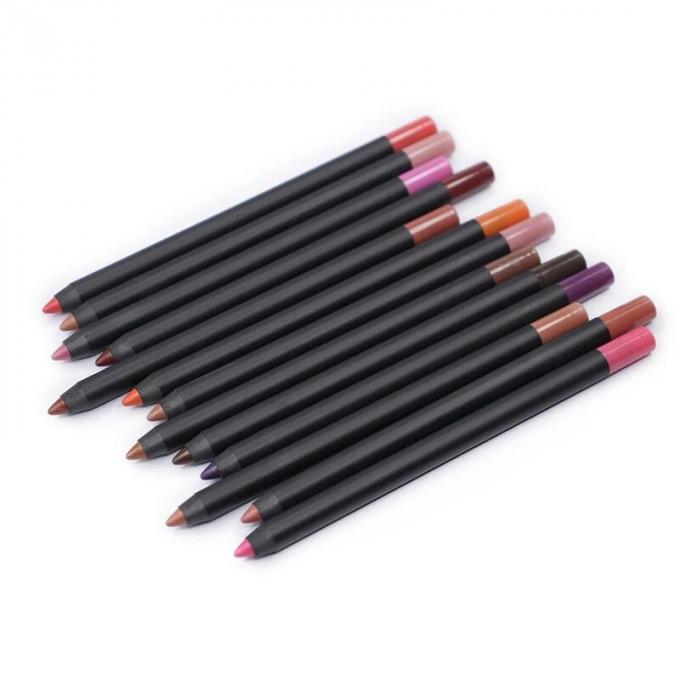 Chemische multifunctioneel oogletsel Lipliner en wenkbrauwenpotlood met verschillende kleuren 6