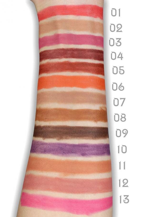Chemische multifunctioneel oogletsel Lipliner en wenkbrauwenpotlood met verschillende kleuren 7