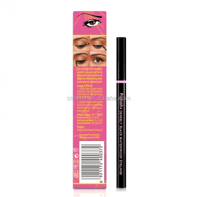 Carbon Black Eyeliner Potlood Watergeactiveerde Private Label Eyeliner in Rose Gold kleur 0