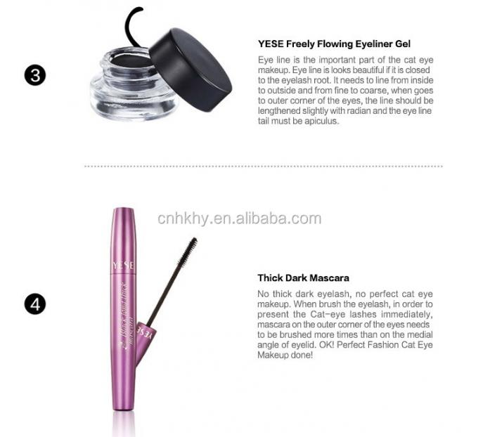 Waterdichte Eyeliner Langdurige Oog Make-up Pen Ultra-fijne Clip Liquid Zweet Resistent Tool 7