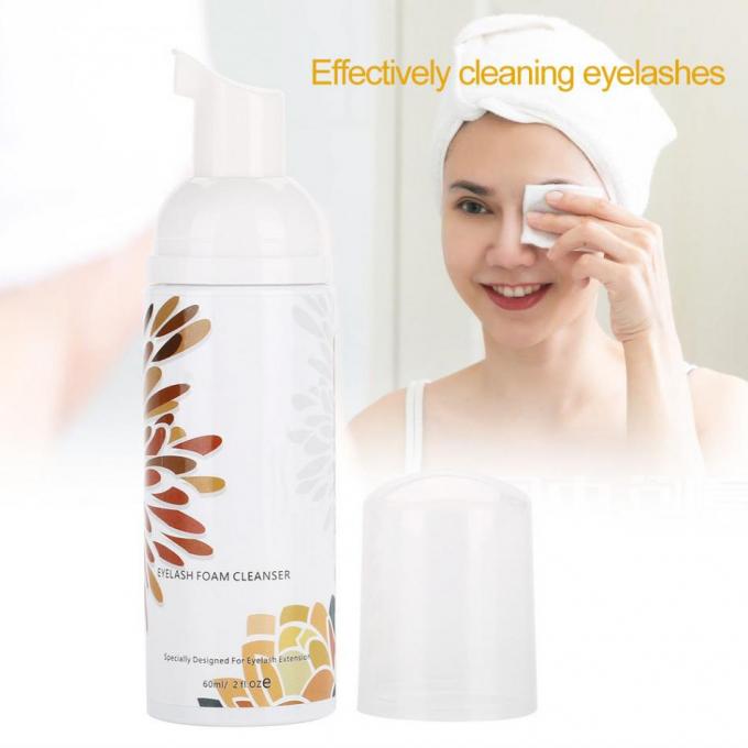 Custom Private Label Logo Lash Wash Reiniging Wrinkles Shampoo Product Vloeibare vorm voor het gezicht 4