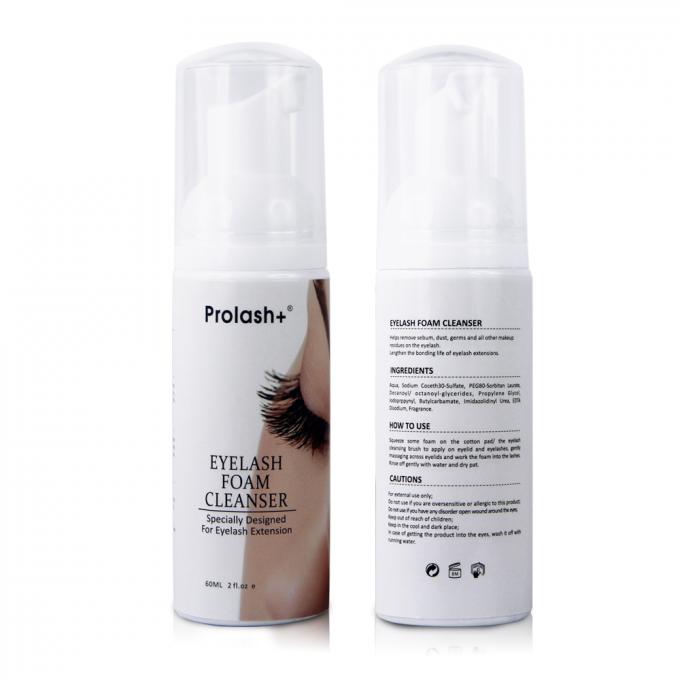 Custom Private Label Logo Lash Wash Reiniging Wrinkles Shampoo Product Vloeibare vorm voor het gezicht 9