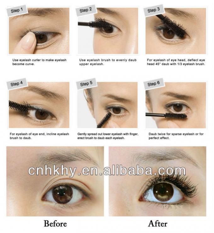OEM cosmetische mascara verlengende wimpers vezel mascara voor sterkere en langere wimpers 2