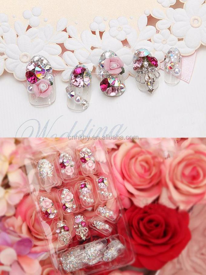 Nail Rhinestones L01 Flat Back Phone Decoration 3D Glitter Stones voor manicure gereedschap 45g 0