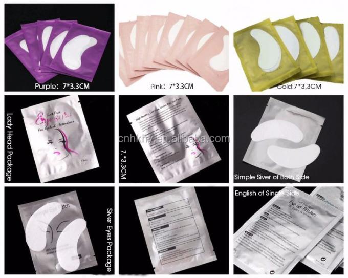 SH-1 Classic Style Pearl Eenzijdige Lint Lashes Extension Gel Patch Eye Pads 7*3.3cm 3