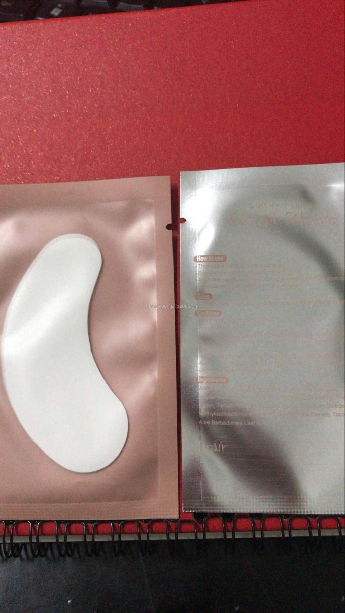 Purper onder ogen pads Lint vrij Hydrogel oog pleister voor oog gel behandeling 2