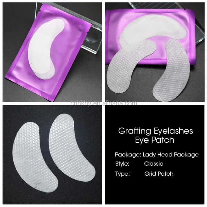 Purper onder ogen pads Lint vrij Hydrogel oog pleister voor oog gel behandeling 4