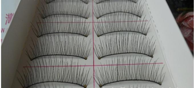 Vrouwen Dames 10 paar Natuurlijke schoonheid Taiwan vezel valse wimpers 217 8mm-15mm Lengte 0